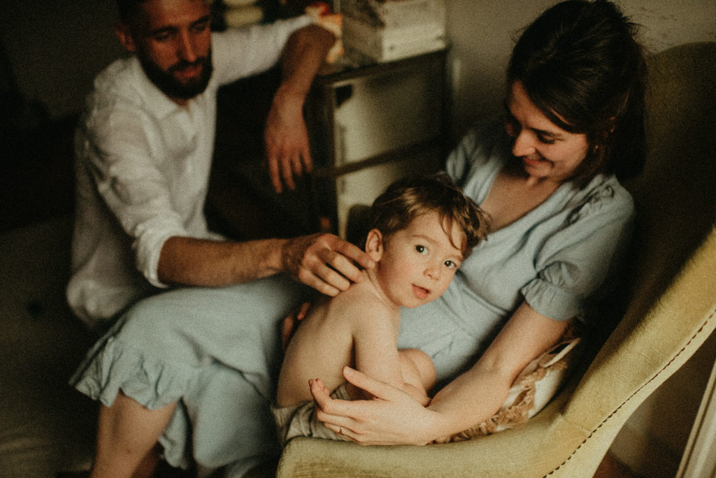 photo famille bruxelloise authentique